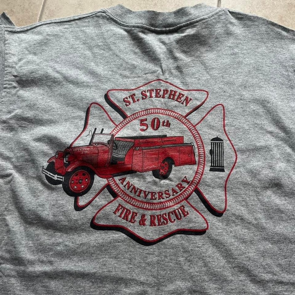 CLEANN Y2K grey graphic tee! -tagged L, see‎ measurements - Picture 5 of 8